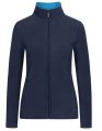 Dames Fleece Vest Promodoro 7965 Navy-Aqua